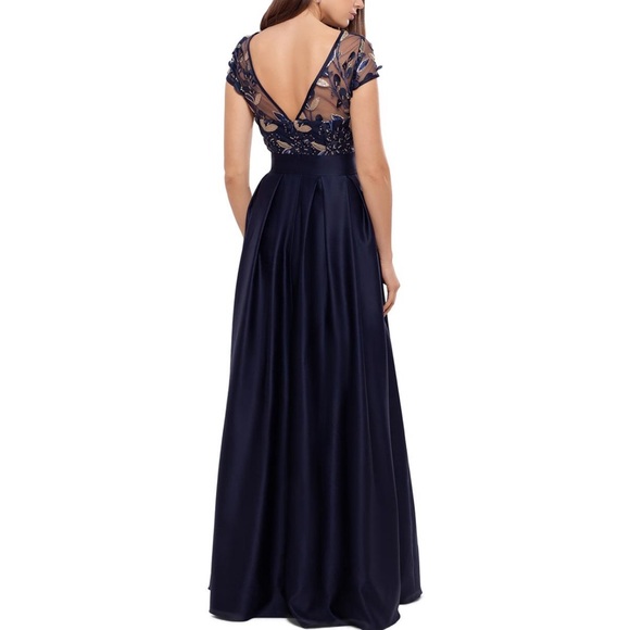 Xscape Embroidered Cap Sleeve with Ballgown Skirt 16w - Picture 2 of 2